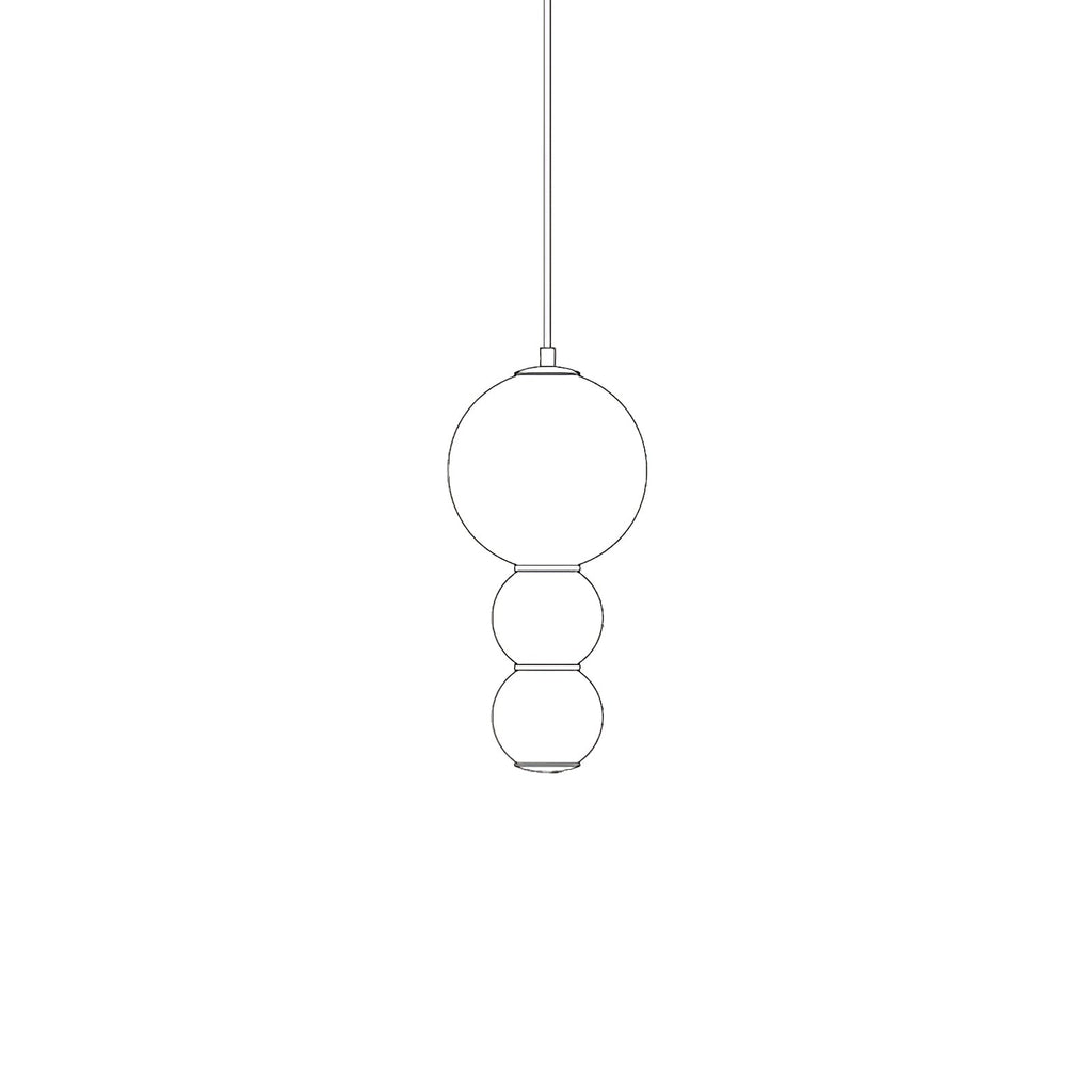 Yvenera Glass Pendant Light-Moonnatur
