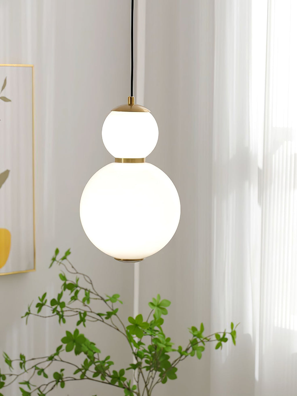 Yvenera Glass Pendant Light-Moonnatur