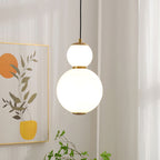 Yvenera Glass Pendant Light-Moonnatur