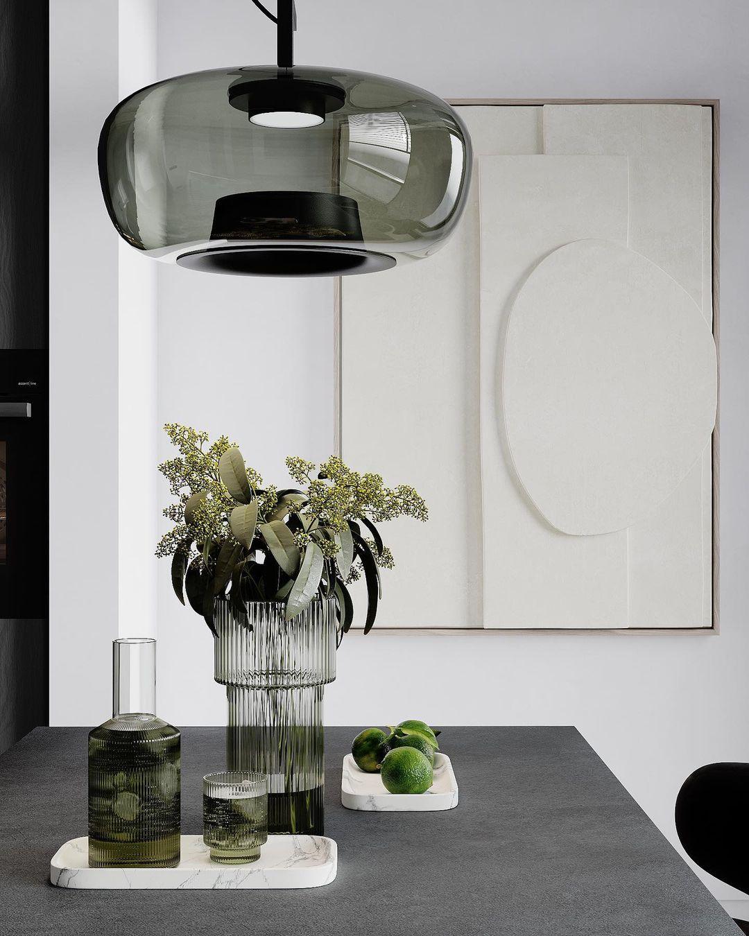Gelmorae Glass Pendant Light-Moonnatur