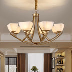 Castergrove Glass Chandelier-Moonnatur