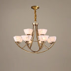 Castergrove Glass Chandelier-Moonnatur