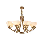 Castergrove Glass Chandelier-Moonnatur