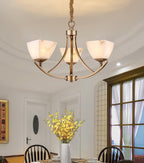 Castergrove Glass Chandelier-Moonnatur