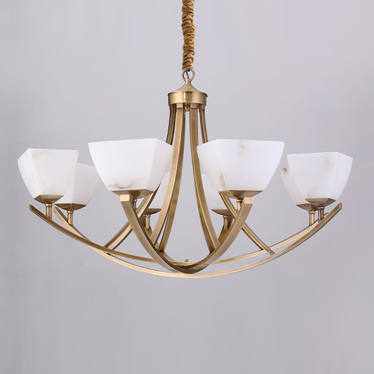 Castergrove Glass Chandelier-Moonnatur