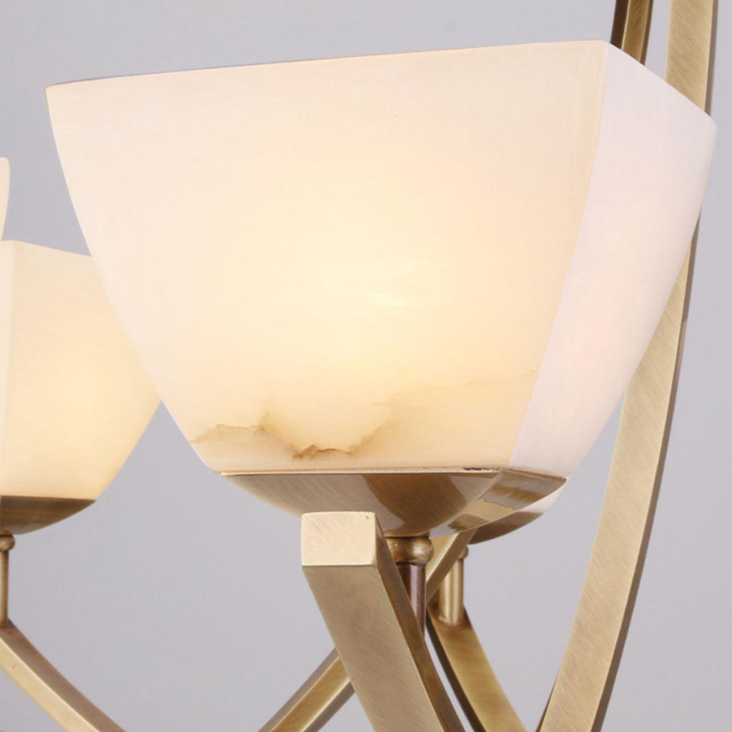 Castergrove Glass Chandelier-Moonnatur