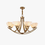 Castergrove Glass Chandelier-Moonnatur