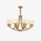 Castergrove Glass Chandelier-Moonnatur