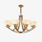Castergrove Glass Chandelier-Moonnatur
