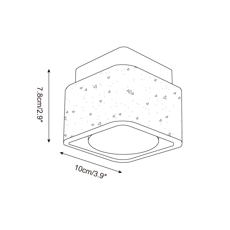 Weldenfield Travertine Ceiling Light-Moonnatur