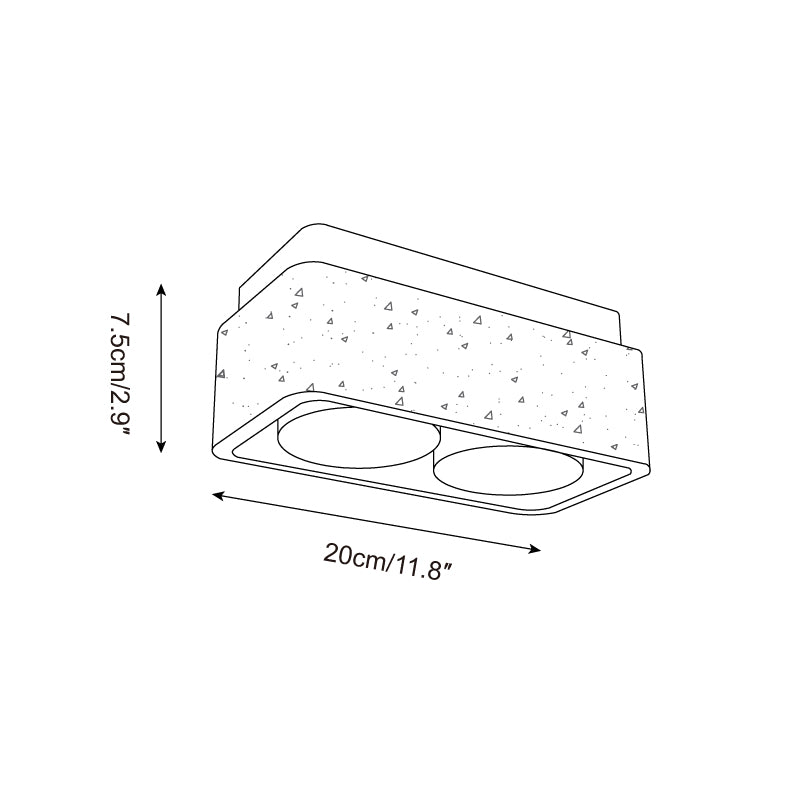 Weldenfield Travertine Ceiling Light-Moonnatur