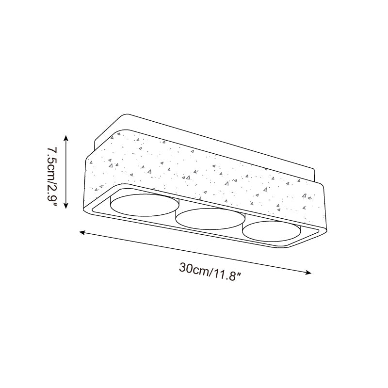 Weldenfield Travertine Ceiling Light-Moonnatur