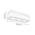 Weldenfield Travertine Ceiling Light-Moonnatur