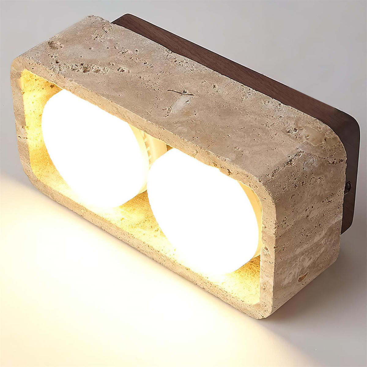 Weldenfield Travertine Ceiling Light-Moonnatur