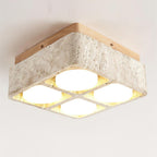Weldenfield Travertine Ceiling Light-Moonnatur