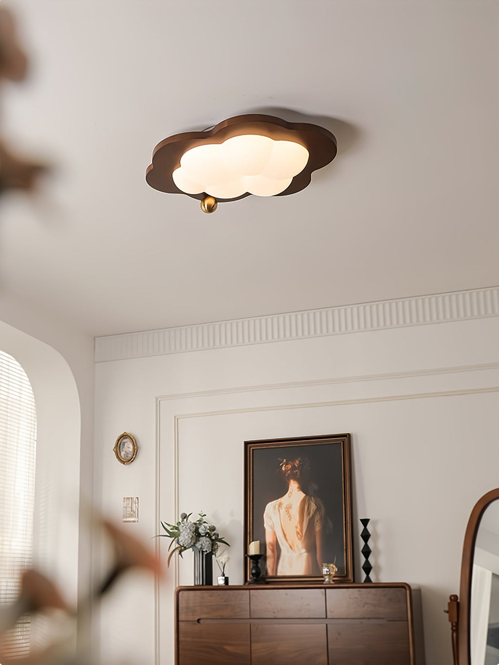 Iseniel Wood Ceiling Light-Moonnatur