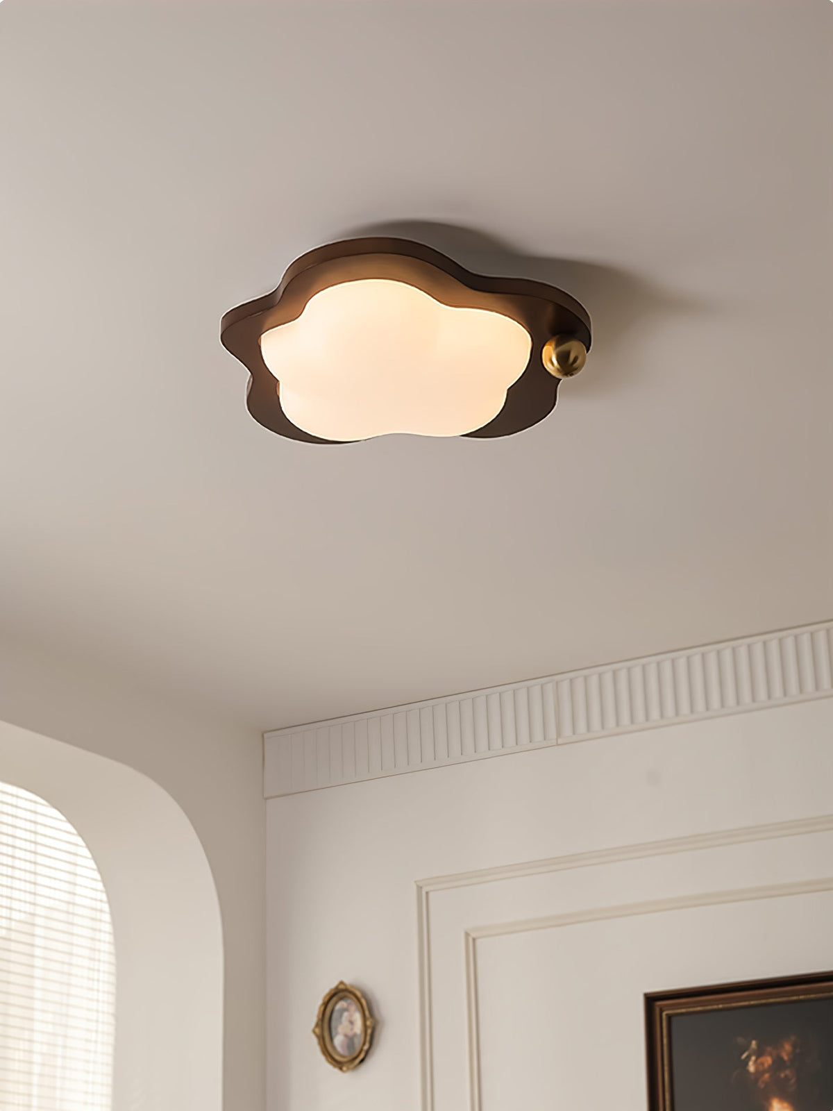 Iseniel Wood Ceiling Light-Moonnatur