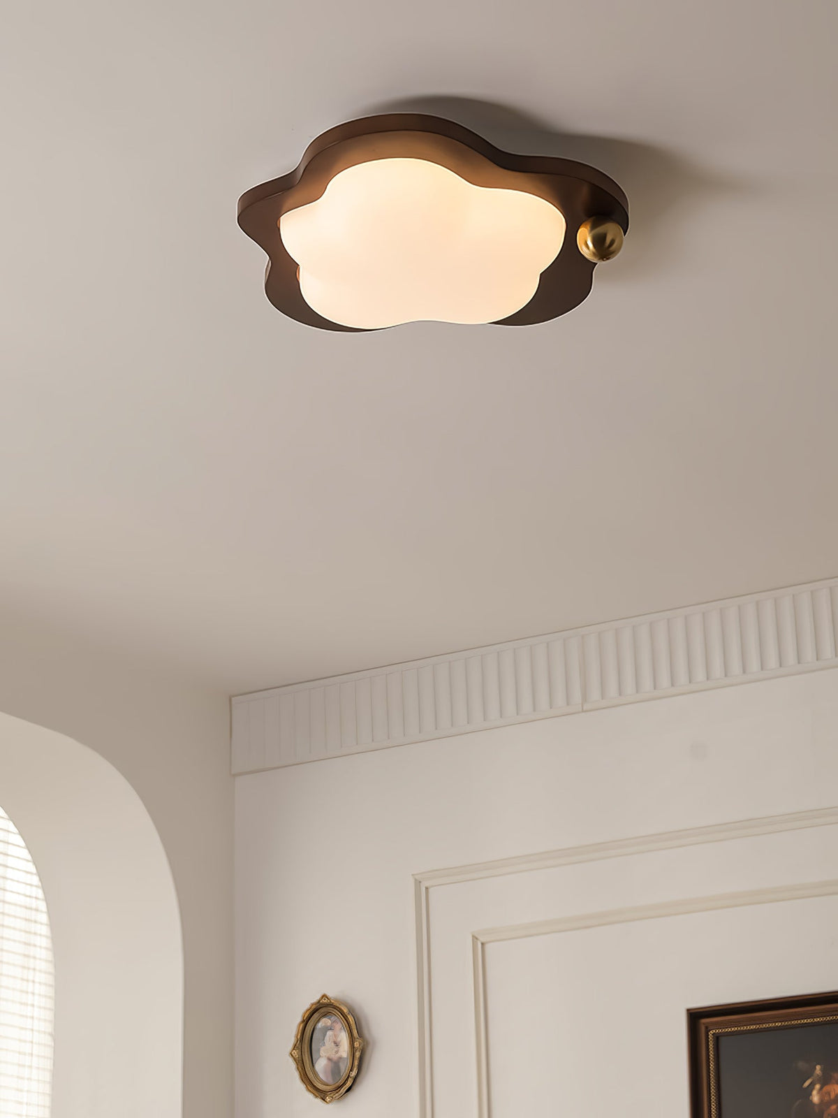 Iseniel Wood Ceiling Light-Moonnatur
