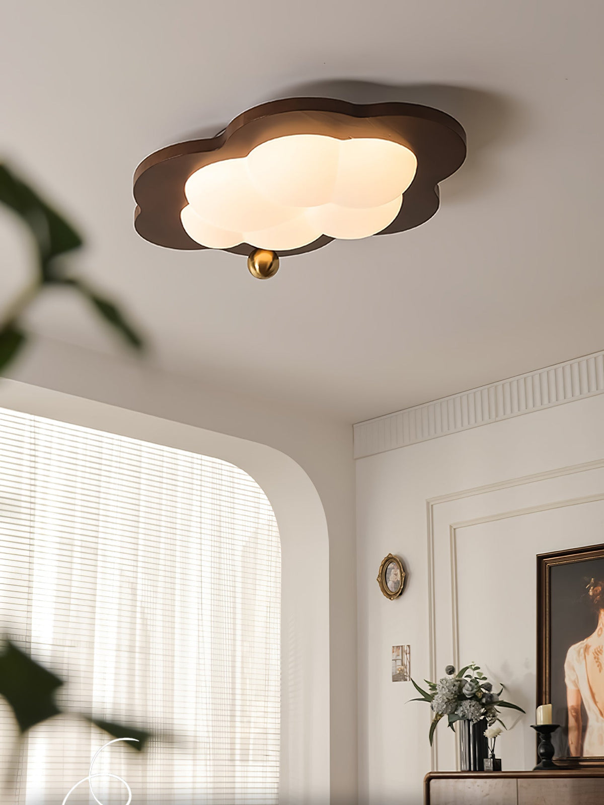 Iseniel Wood Ceiling Light-Moonnatur