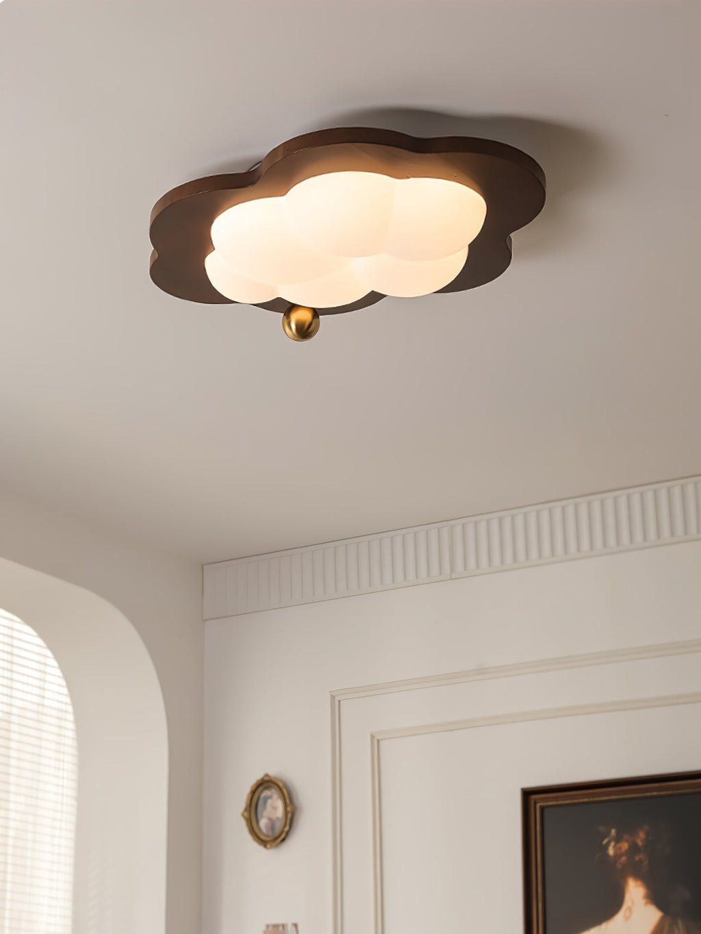 Iseniel Wood Ceiling Light-Moonnatur