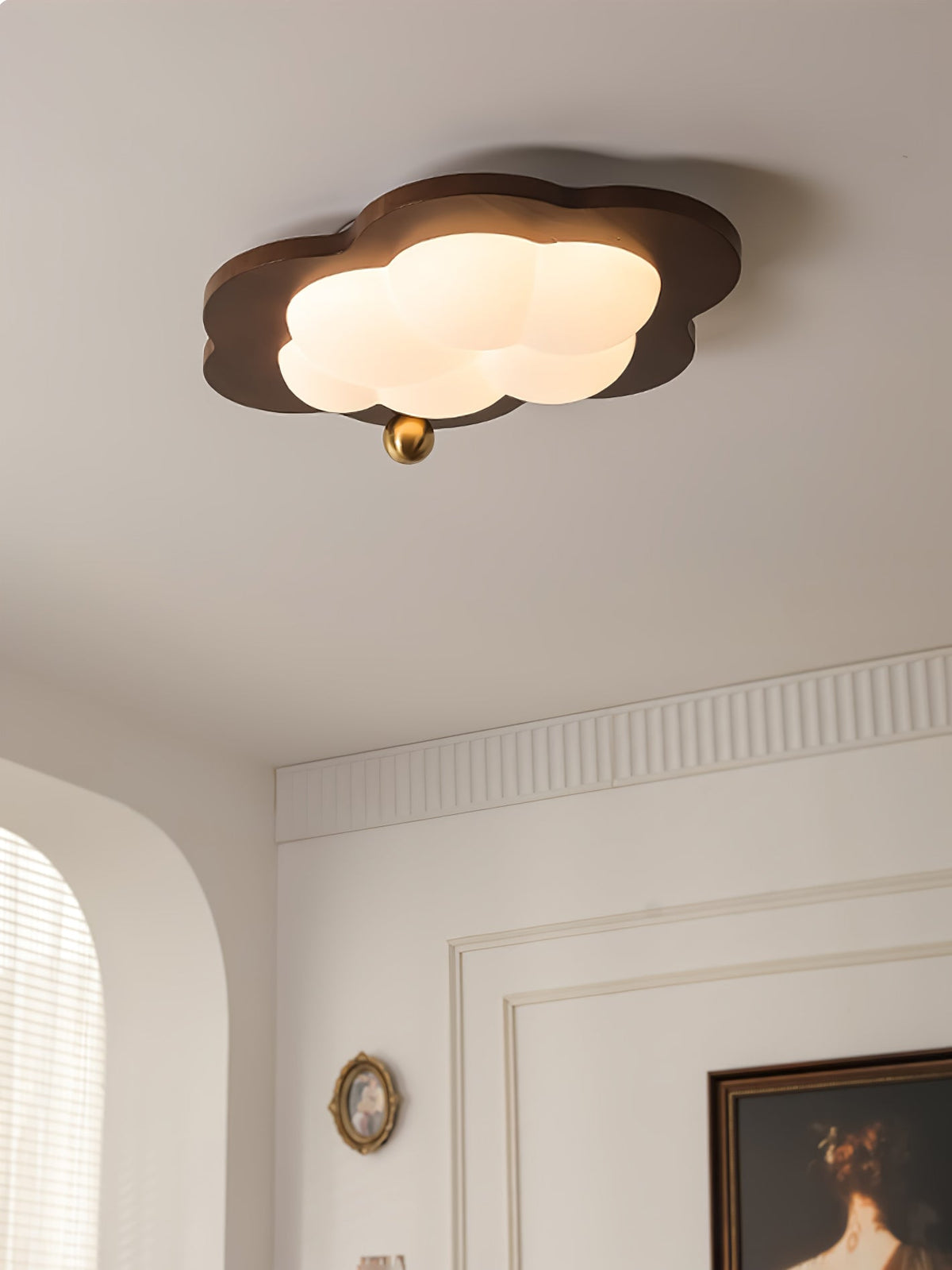 Iseniel Wood Ceiling Light-Moonnatur