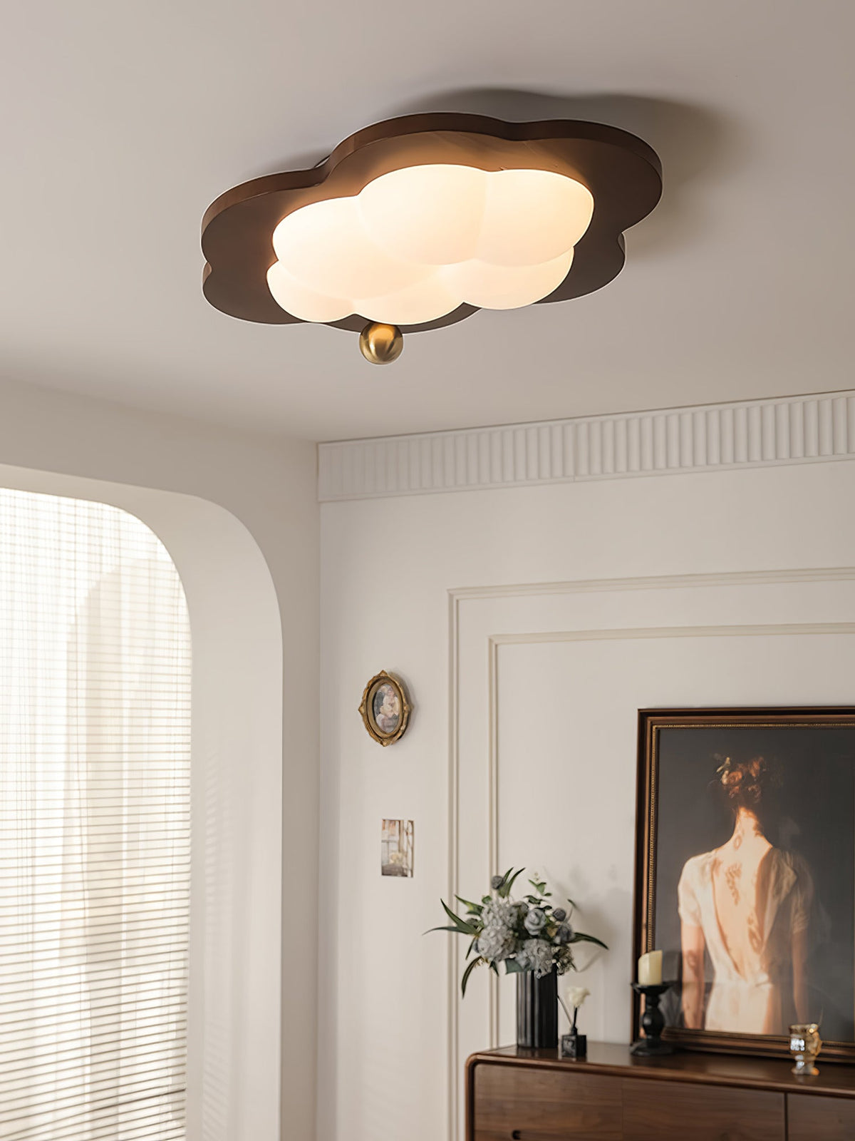 Iseniel Wood Ceiling Light-Moonnatur