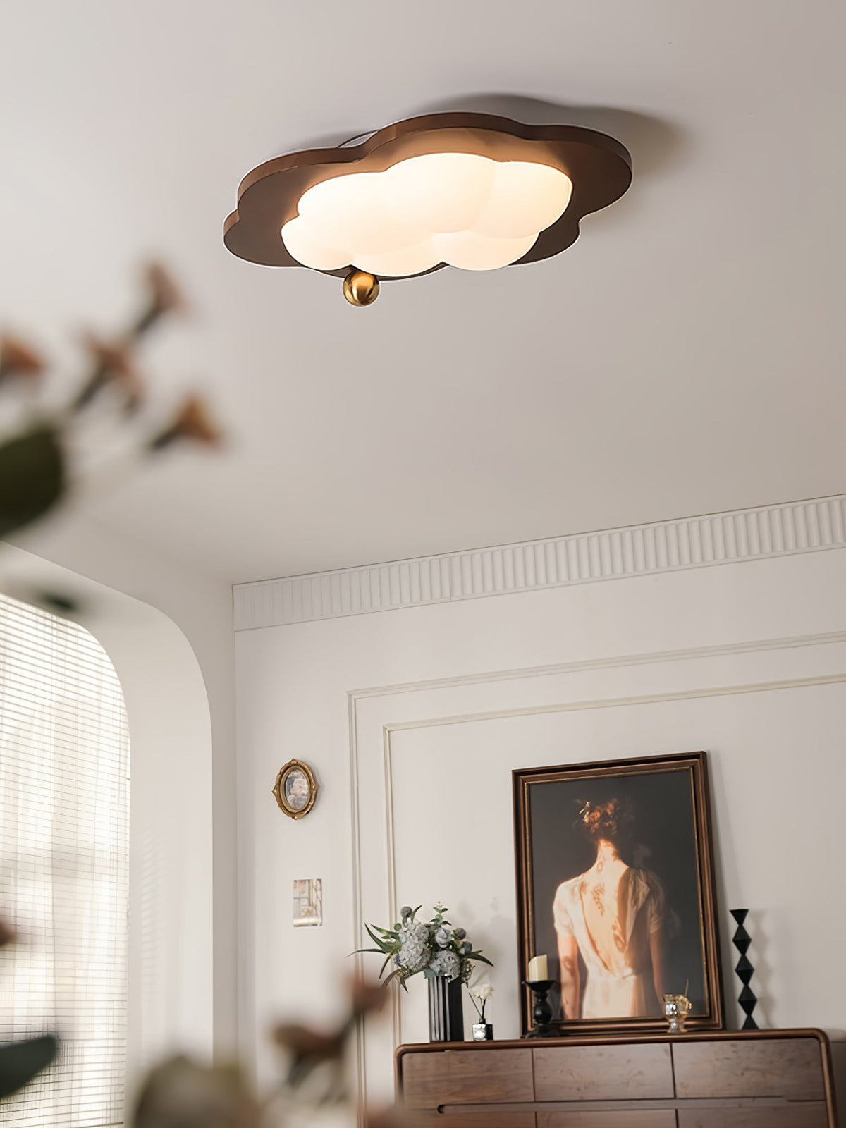 Iseniel Wood Ceiling Light-Moonnatur