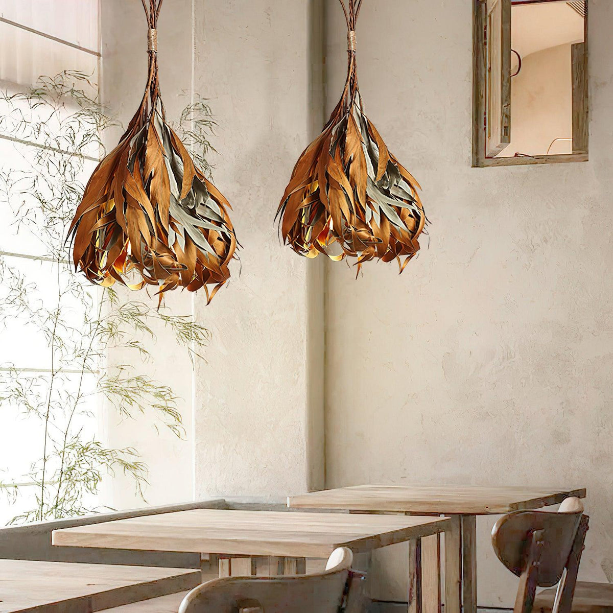 Gresaliae Leaf Pendant Light-Moonnatur