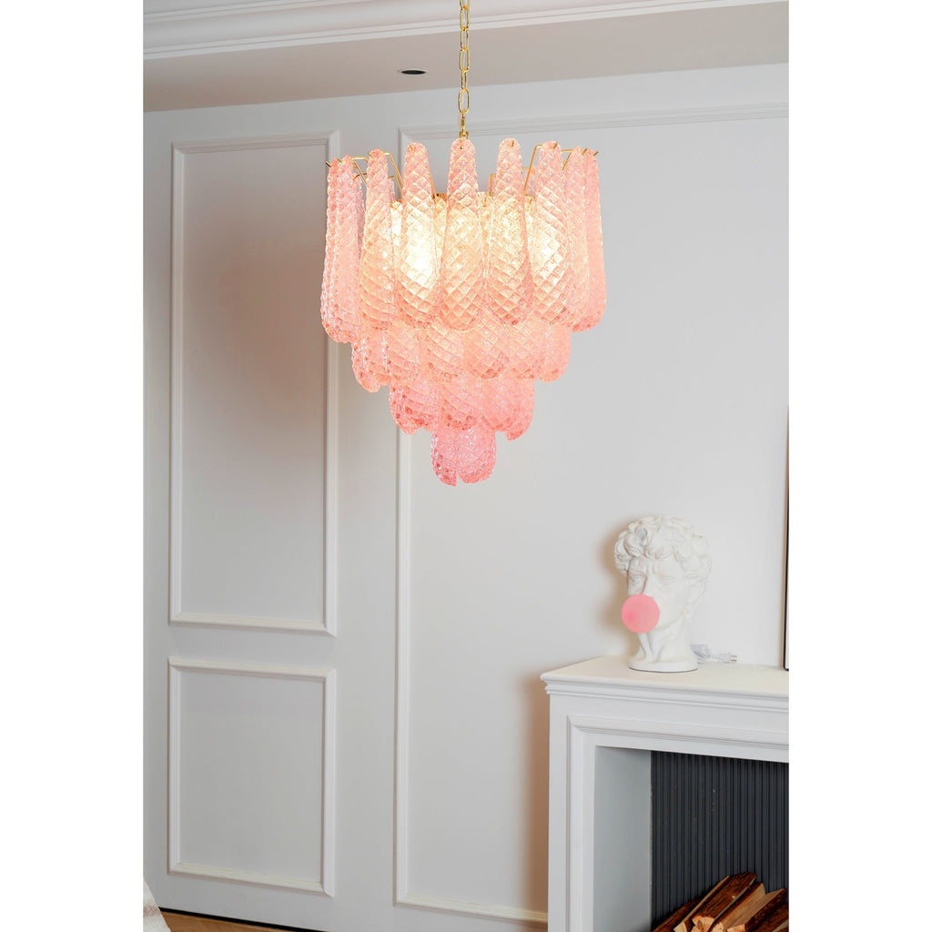 Baldendale Glass Chandelier-Moonnatur