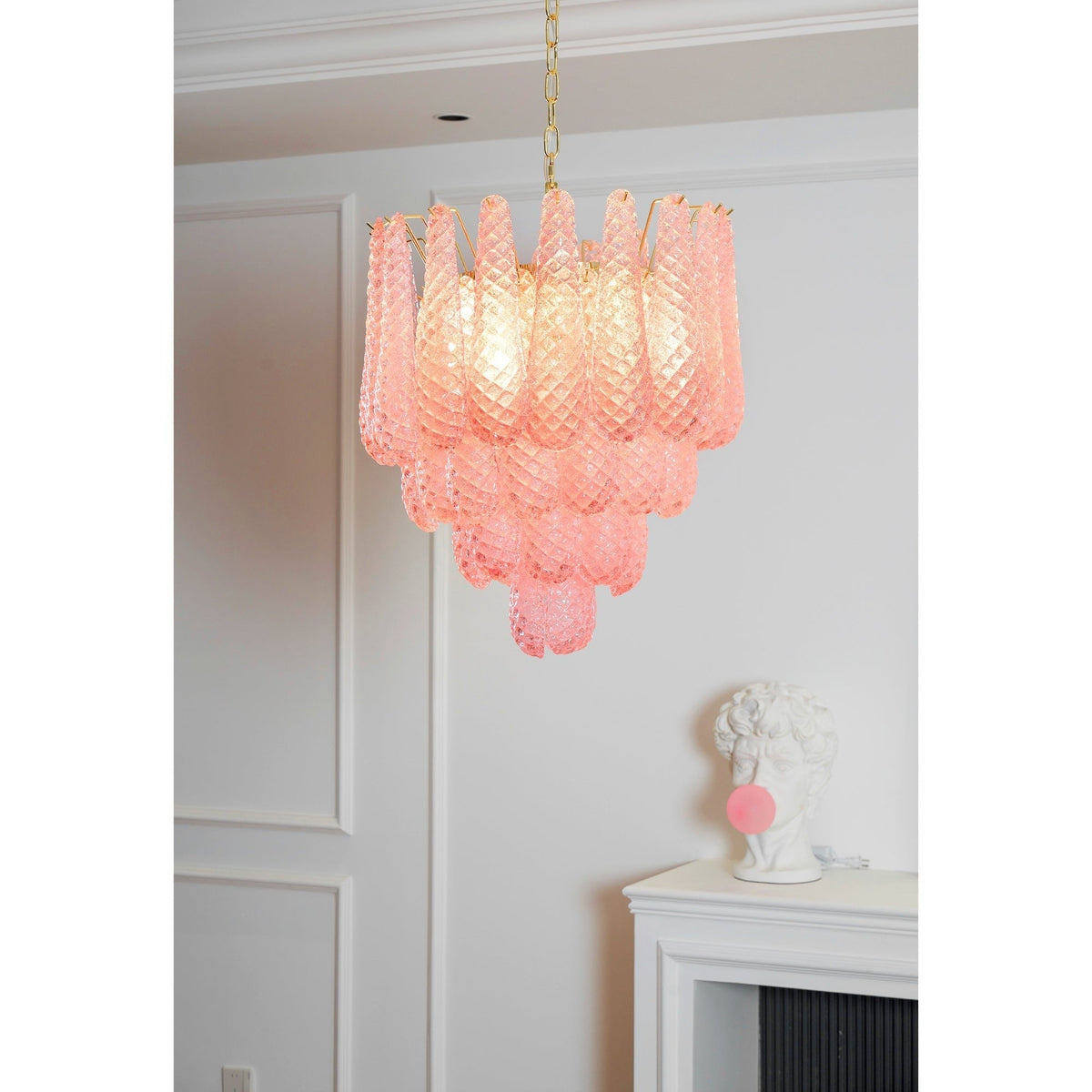 Baldendale Glass Chandelier-Moonnatur