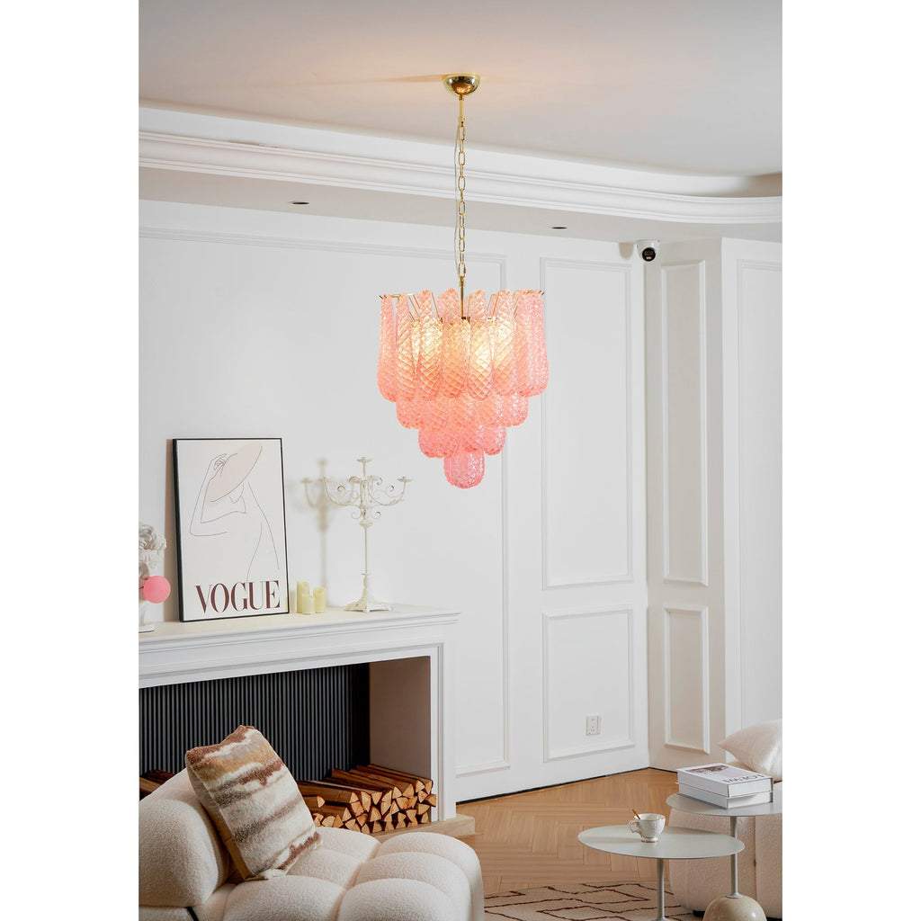 Baldendale Glass Chandelier-Moonnatur