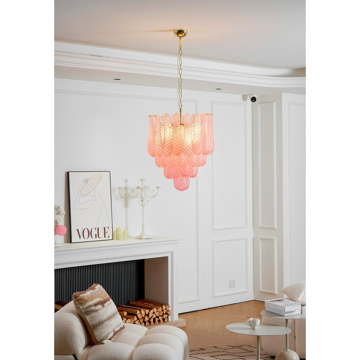 Baldendale Glass Chandelier-Moonnatur