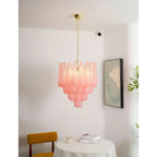 Baldendale Glass Chandelier-Moonnatur