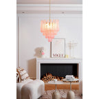 Baldendale Glass Chandelier-Moonnatur