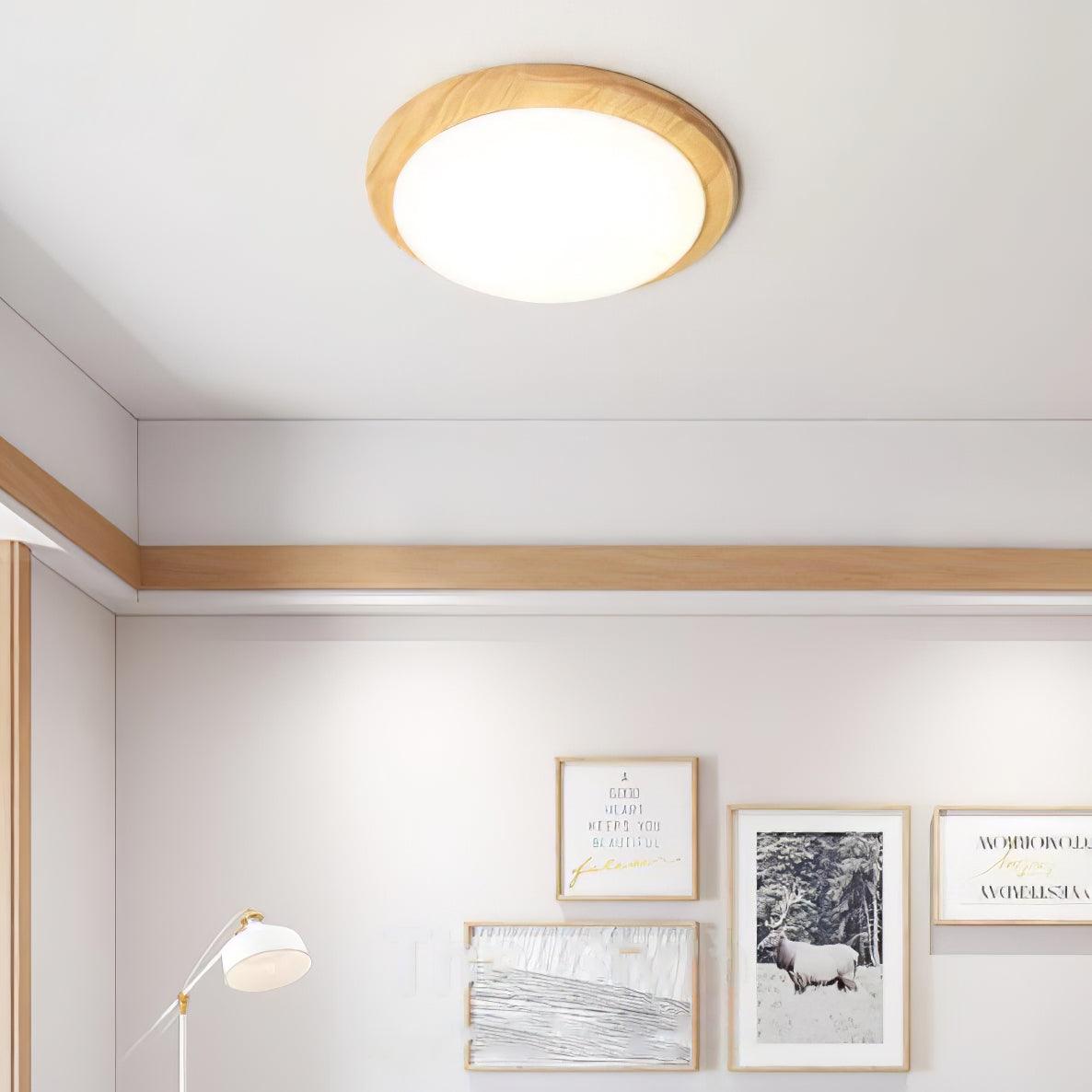 Ravelora Rubberwood Ceiling Light-Moonnatur