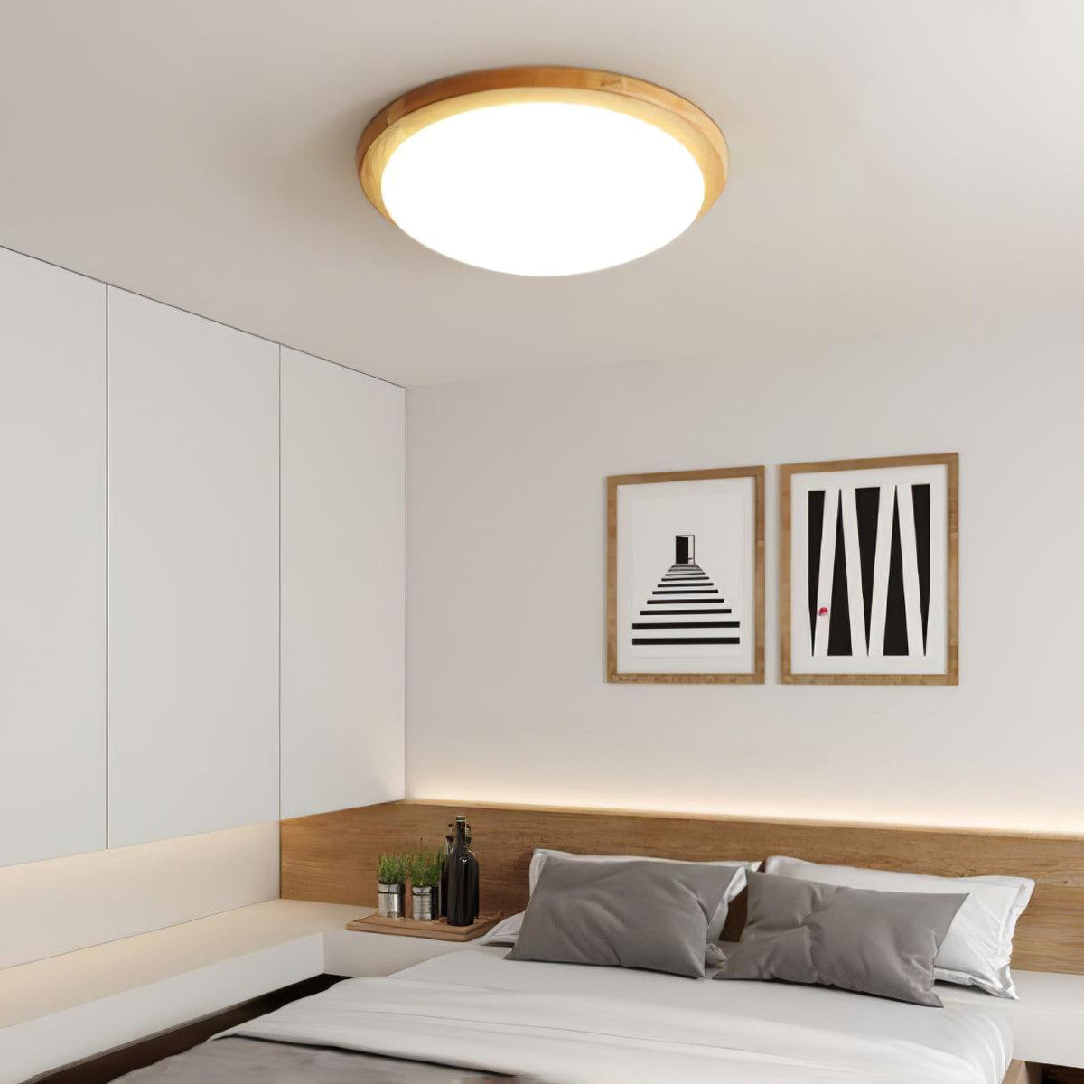 Ravelora Rubberwood Ceiling Light-Moonnatur
