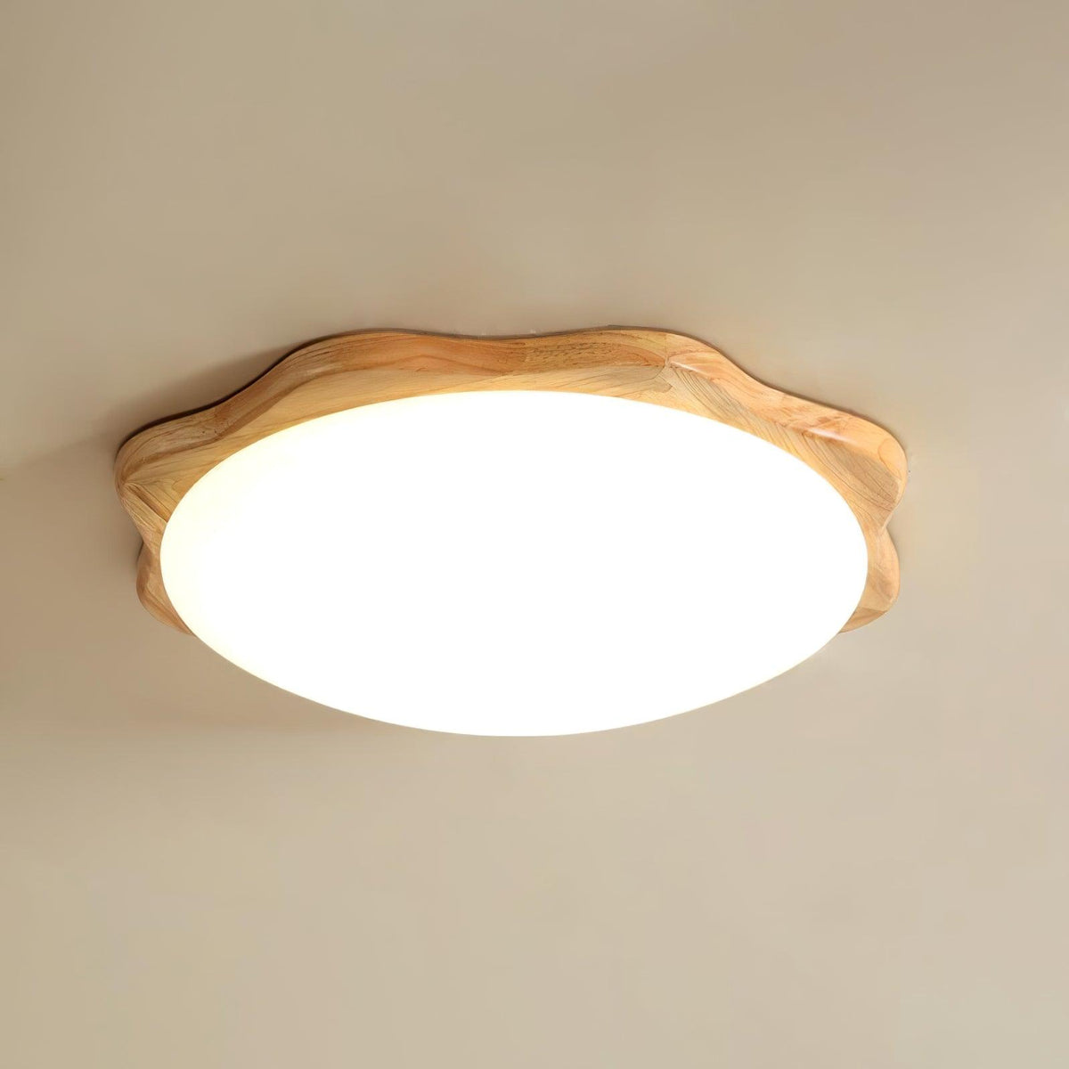Ravelora Rubberwood Ceiling Light-Moonnatur