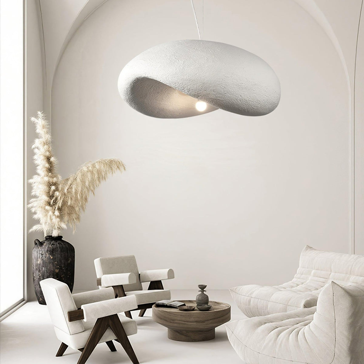 Nomo Modern Cloud-shape Wabi Sabi Style Pendant Light - Neutralighting