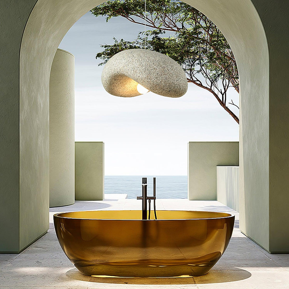 Verrenena Polyethylene Pendant Light-Moonnatur