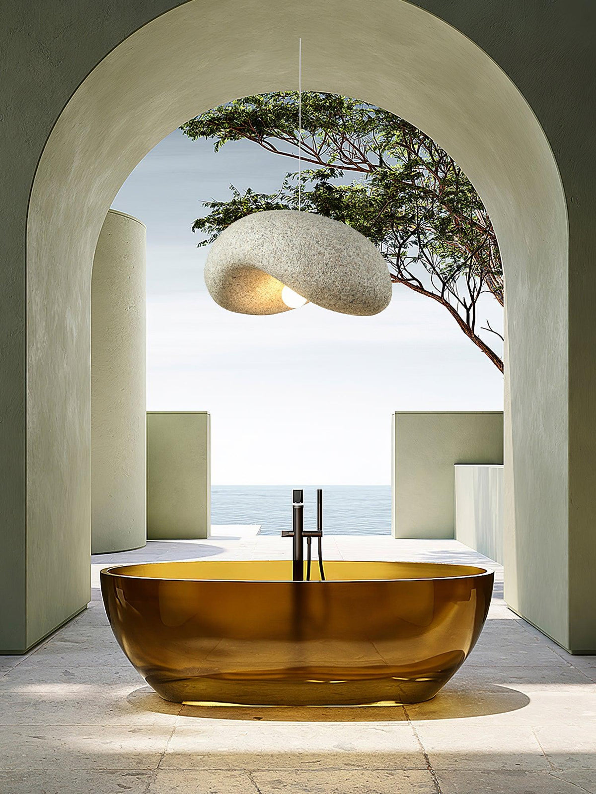Verrenena Polyethylene Pendant Light-Moonnatur