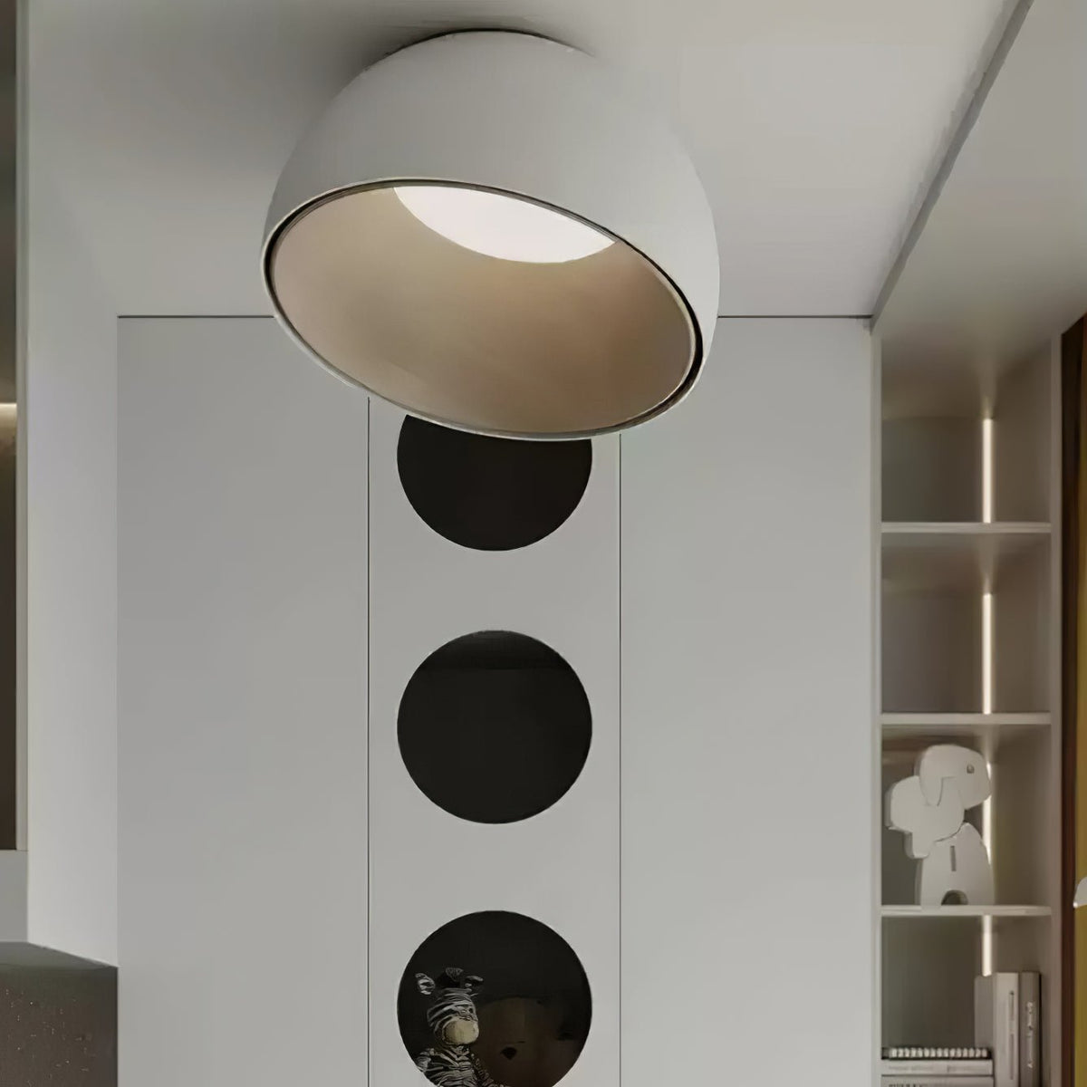Lirenne Aluminium Ceiling Light-Moonnatur