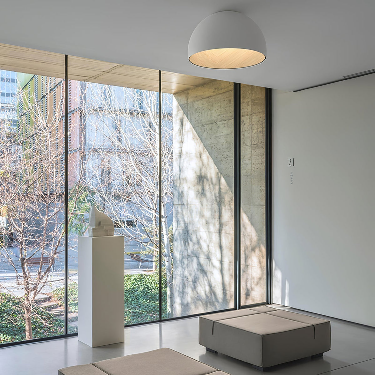 Lirenne Aluminium Ceiling Light-Moonnatur