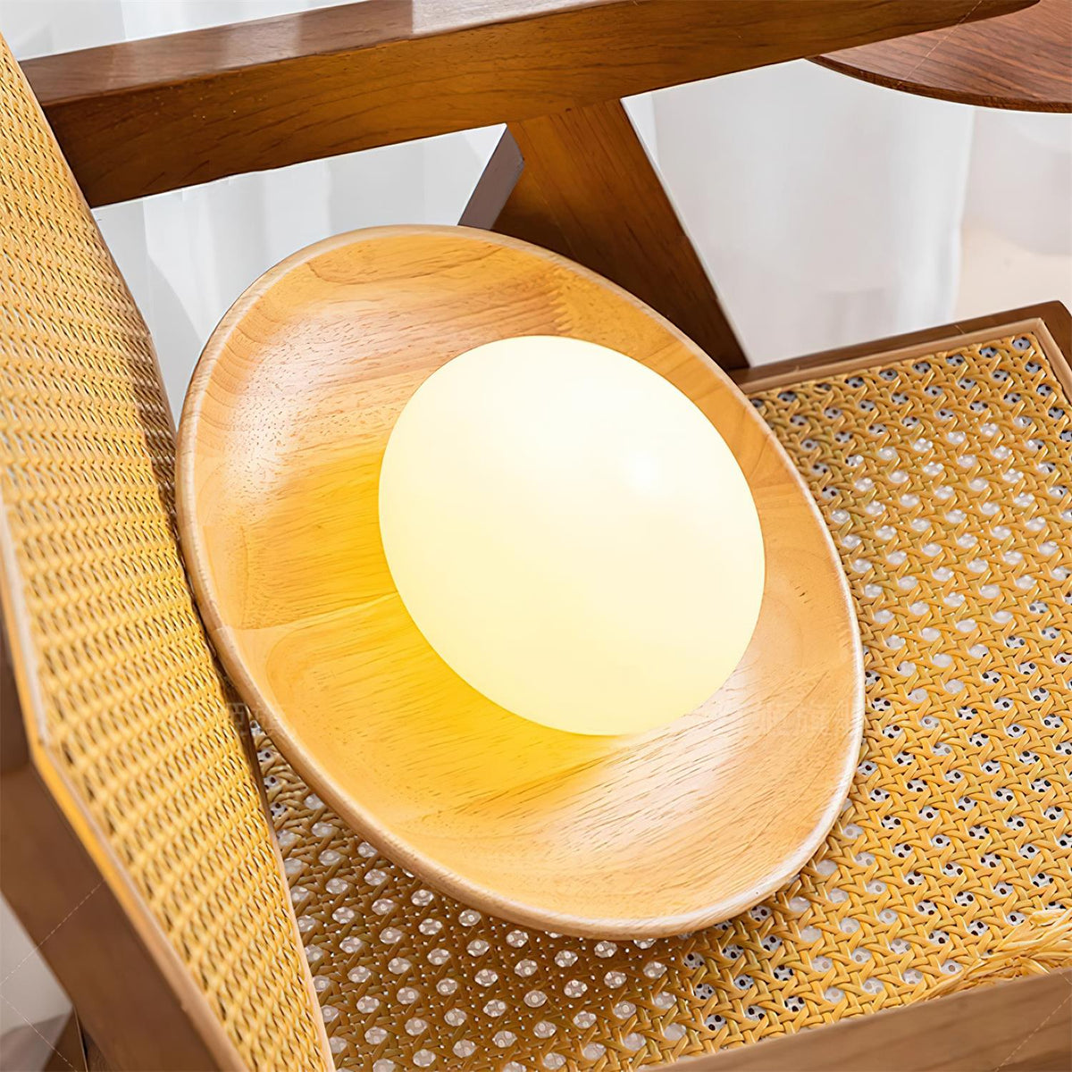 Darnelorie Wood Wall Light-Moonnatur
