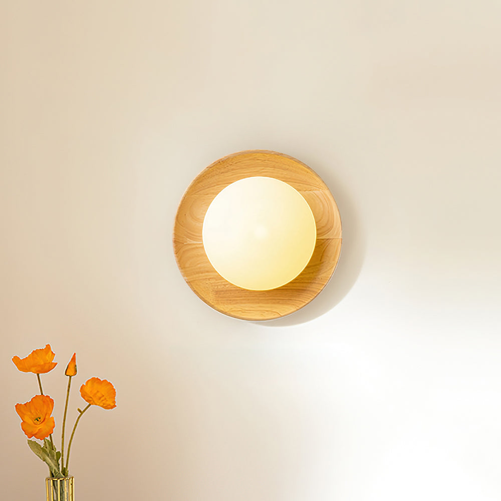 Darnelorie Wood Wall Light-Moonnatur