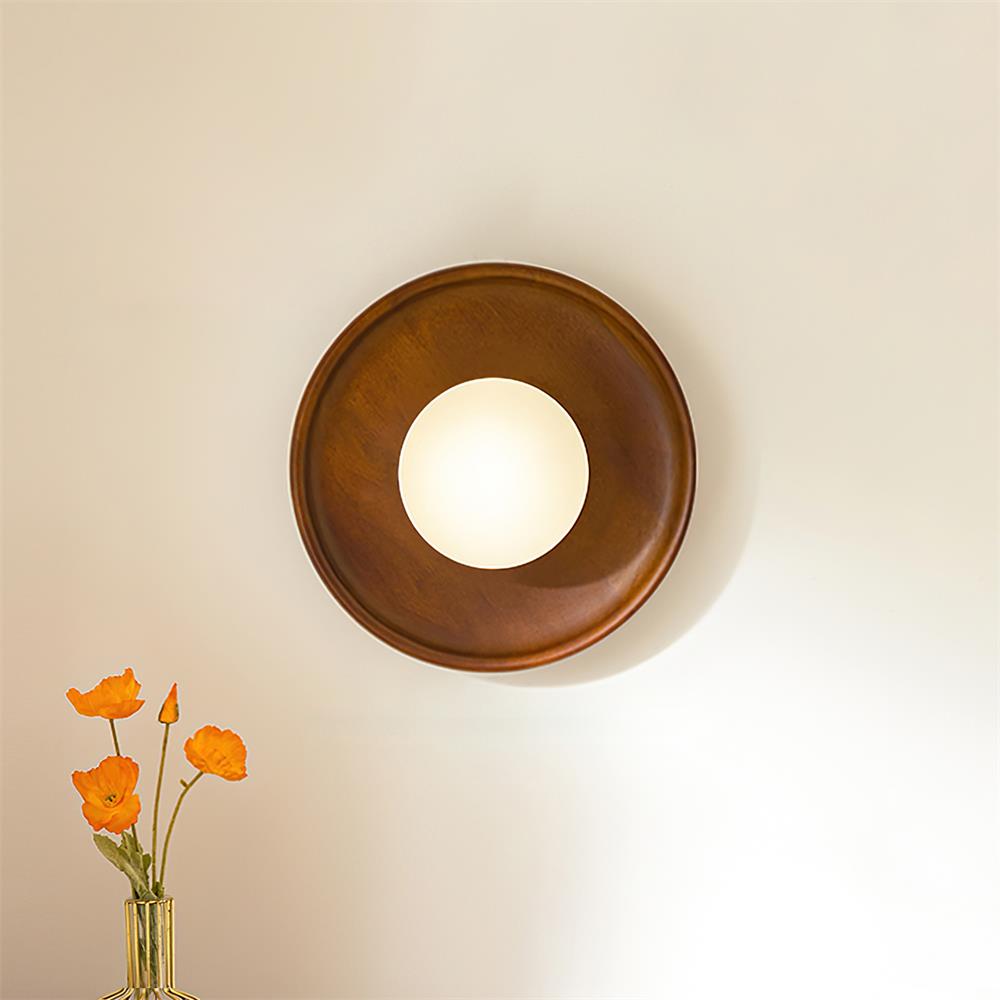 Darnelorie Wood Wall Light-Moonnatur