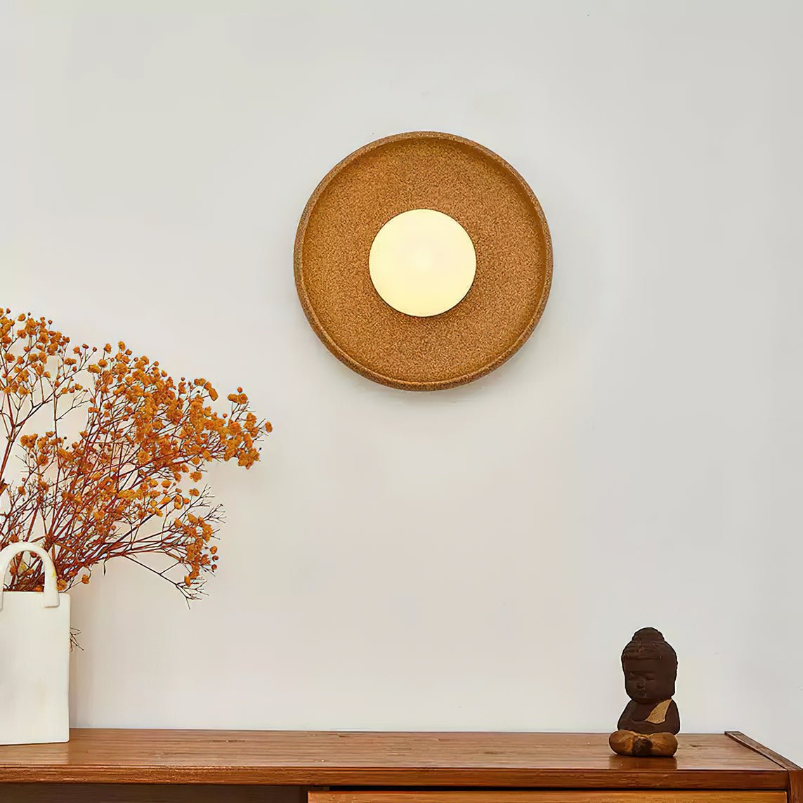 Zelveneth Ceramic Wall Light-Moonnatur