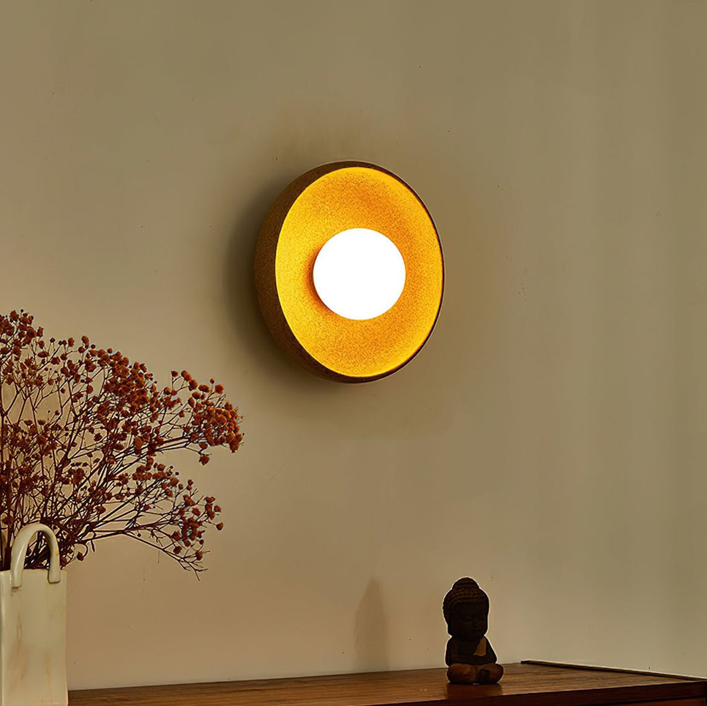 Zelveneth Ceramic Wall Light-Moonnatur