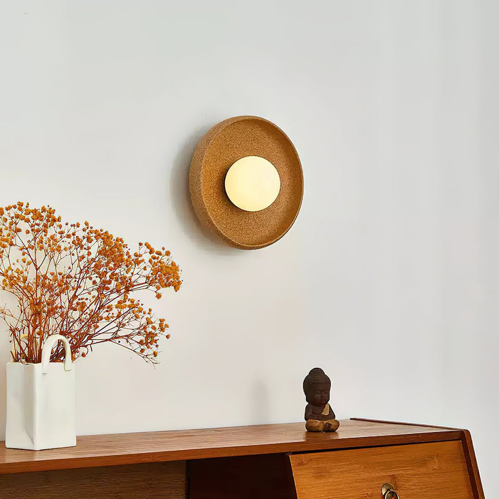 Zelveneth Ceramic Wall Light-Moonnatur