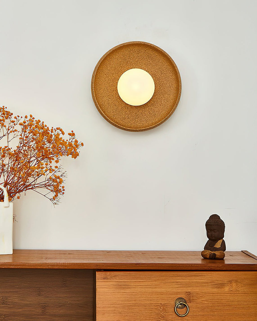 Zelveneth Ceramic Wall Light-Moonnatur