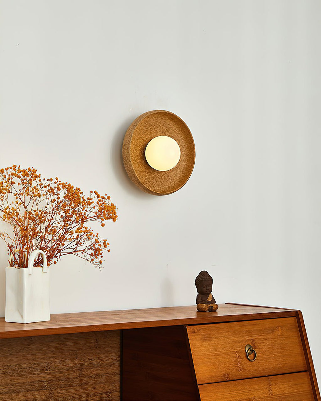 Zelveneth Ceramic Wall Light-Moonnatur